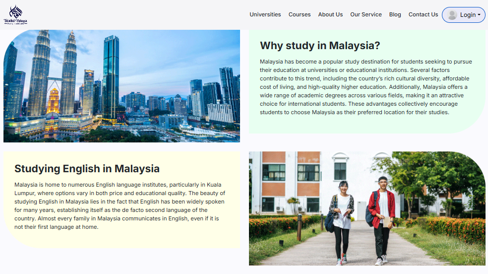 Studying English in Malaysia
